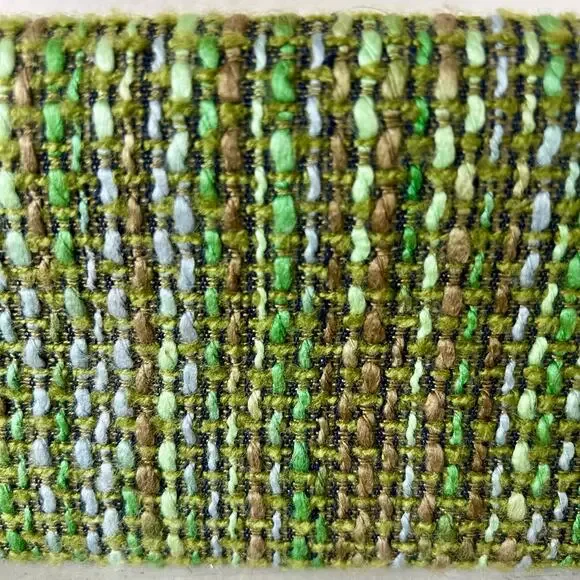 Shiraleah clutch hand bag green tweed fabric satin liner retro office siren - Picture 10 of 11